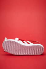 Sneakers adidas GAZELLE J 543 SCARLET/FOOTWEAR WHITE/GOLD METALLIC