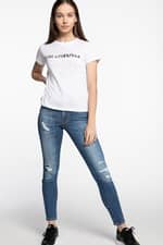 Koszulka Karl Lagerfeld Graffiti Logo T-Shirt 206W1701-100 WHITE