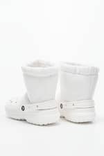 śniegowce Crocs ŚNIEGOWCE Classic Lined Neo Puff Boot Whi/Whi 206630-143