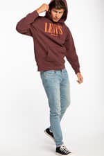 Bluza Levi's Sweatshirts 38479-0003 BURGUNDY/ORANGE