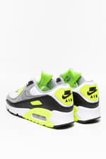 Sneakers Nike W Air Max 90 490-101 WHITE / BRIGHT GREEN-YELLOW / BLACK / PARTICLE GREY