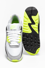 Sneakers Nike W Air Max 90 490-101 WHITE / BRIGHT GREEN-YELLOW / BLACK / PARTICLE GREY