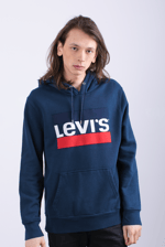 Bluza Levi's GRAPHIC PULLOVER HOODIE 0056 DRESS BLUES