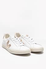 Sneakers Veja SNEAKERSY ESPLAR LOGO LEATHER EXTRA-WHITE_PLATINE EO022490A