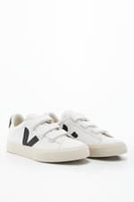 Sneakers Veja RECIFE LOGO CHROMEFREE EXTRA-WHITE-BLACK RC052693A