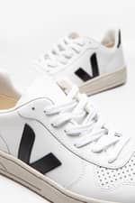 Sneakers Veja SNEKAERY V-10 LEATHER EXTRA-WHITE_BLACK VX020005A