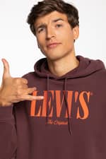 Bluza Levi's Sweatshirts 38479-0003 BURGUNDY/ORANGE