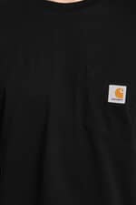 Koszulka Carhartt WIP S/S POCKET T-SHIRT 8900 BLACK