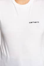 Koszulka Carhartt WIP W' S/S SCRIPT EMBROIDERY T-SHIRT 0290 WHITE/BLACK