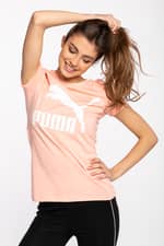 Koszulka Puma Z KRÓTKIM RĘKAWEM Classics Logo Tee Apricot Blush 53007726