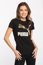 Koszulka Puma Classics Logo Tee Puma Black-Metalli 53007751