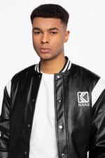 Kurtka Karl Kani KK OG Fake Leather Jacket black 6075089