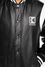 Kurtka Karl Kani KK OG Fake Leather Jacket black 6075089