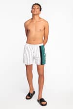 Spodenki Karl Kani SZORTY KK Retro Block Pinstripe Shorts white/green/black 6014420