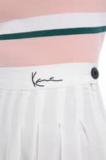 Spódnica Karl Kani SPÓDNICZKA DO TENISA KK Small Signature Tennis Skirt white 6161154