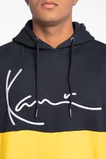 Bluza Karl Kani Karl Kani Small Signature Block Teddy Hoodie yellow/navy/red