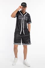 Koszulka Karl Kani KKK Varsity Striped Baseball Shirt sand/off white/