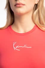 Koszulka Karl Kani Small Signature Essential Tight Tee pink 6130613