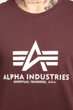 Koszulka Alpha Industries Basic T-Shirt 100501-21 DEEP MAROON