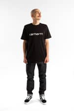 Koszulka Carhartt WIP S/S SCRIPT T-SHIRT 8990 BLACK/WHITE