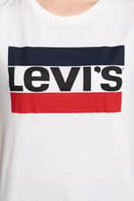Koszulka Levi's THE PERFECT TEE 0297 SPORTSWEAR LOGO WHITE