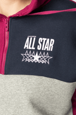 Bluza Converse ALL STAR CROPPED HOODIE A03 ROSE MAROON MULTI