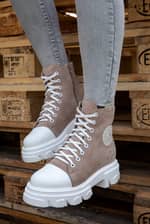 Stiefeletten Charles Footwear BUTY ZA KOSTKĘ Odie Beige White