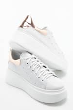 Sneakers Charles Footwear Lara Sneaker White Pearl Gold