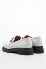 Półbuty Charles Footwear Alice loafer light grey patent