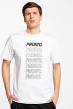 Koszulka Prosto Z KRÓTKIM RĘKAWEM  FRUGGALLY WHITE KL211MTEE1083