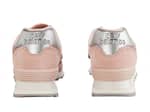 Sneakers New Balance WL574OPS SATEEN TAB OYSTER PINK WITH METALLIC SILVER
