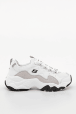 Sneakers Skechers D'LITES 3.0 WLGY WHITE/LIGHT GREY