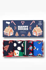 Skarpety Happy Socks 4-Pack Gingerbread Socks Gift Set Navy P000334