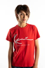 Koszulka Karl Kani SIGNATURE TEE 608 RED/WHITE