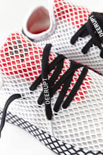 Sneakers adidas DEERUPT RUNNER FOOTWEAR WHITE/CORE BLACK/SHOCK RED