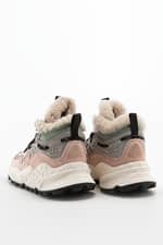Sneakers FLOWER MOUNTAIN MORICAN WOMAN SUEDE/SHEARLING LINING PINK-MILITARY 2017014-01-1M41