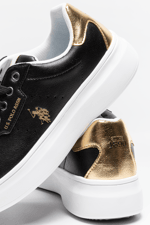 Sneakers U.S. Polo SNEAKERSY SNEAKER DONNA IN JEWEL4029S1/Y2 BLK-GOLD