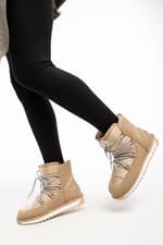 Buty za kostkę Charles Footwear Juno Winter Boots Platform Carmel