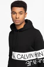 Bluza Calvin Klein Z KAPTUREM MIRRORED LOGO HOODIE J30J317052BEH