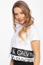 Koszulka Calvin Klein T-SHIRT MIRRORED LOGO BOXY TEE J20J215324YAF