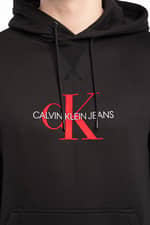 Bluza Calvin Klein Jeans ARCHIVAL MONOGRAM FLOCK HOODIE J30J318798BEH