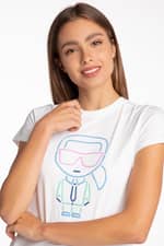 Koszulka Karl Lagerfeld Karl Ikonik Outline T-Shirt 215W1710-100