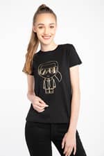 Koszulka Karl Lagerfeld Ikonik Art Deco T-Shirt 216W1705-999