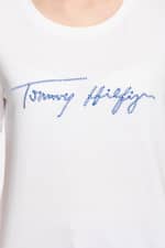 Koszulka Tommy Hilfiger Z KRÓTKIM RĘKAWEM REGULAR SCRIPT OPEN-NK TEE SS WW0WW29523YBR