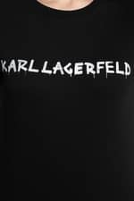 Koszulka Karl Lagerfeld Graffiti Logo T-Shirt 206W1701-999 BLACK