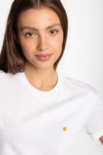 Koszulka Carhartt WIP W' S/S Chase T-Shirt 900 WHITE
