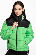 Kurtka Karl Kani KK OG Block Reversible Puffer Jacket green / black 6176249 BLACK/GREEN