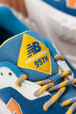 Sneakers New Balance CM997HFB BLUE WITH VARSITY ORANGE