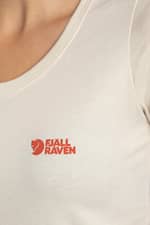 Koszulka Fjallraven FjĂ¤llrĂ¤ven Logo T-shirt W 509 CHALK WHITE