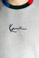 Koszulka Karl Kani SIGNATURE RINGER TEE 592 GREY/NAVY/GREEN/RED